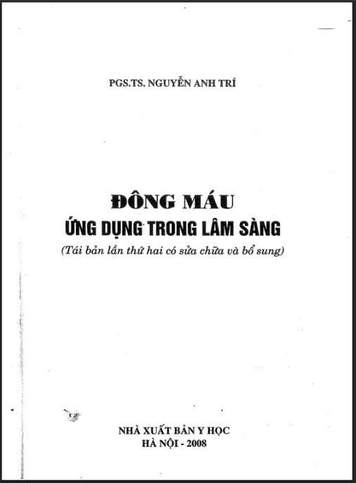 Đông máu ứng dụng trong lâm sàng – Phần 1