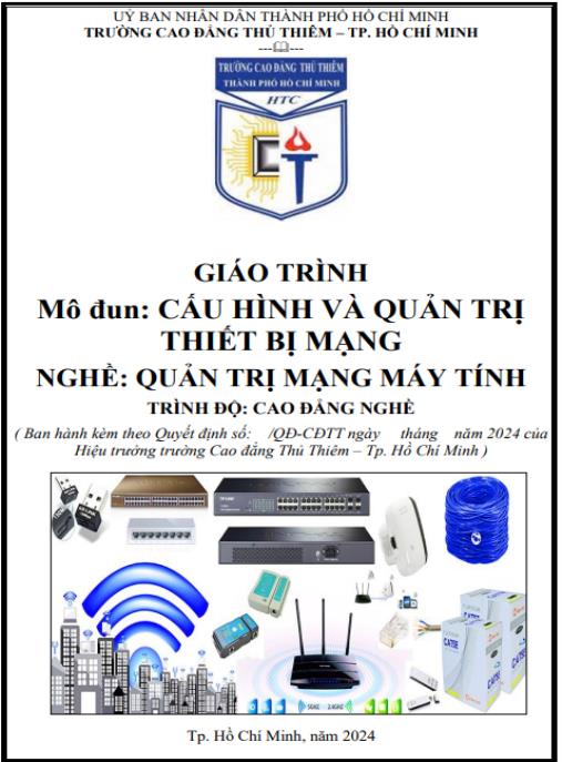 Giáo trình Cấu hình và quản trị thiết bị mạng