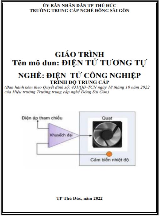 Giáo trình Điện tử tương tự