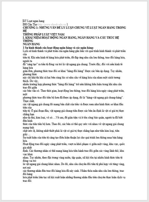 Giáo trình Luật ngân hàng