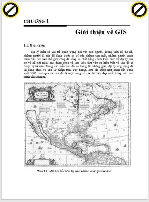 Giáo trình Lý thuyết GIS