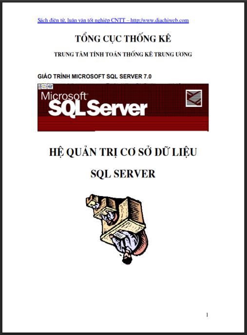 Giáo trình Microsoft Hệ quản trị cơ sở dữ liệu SQL server
