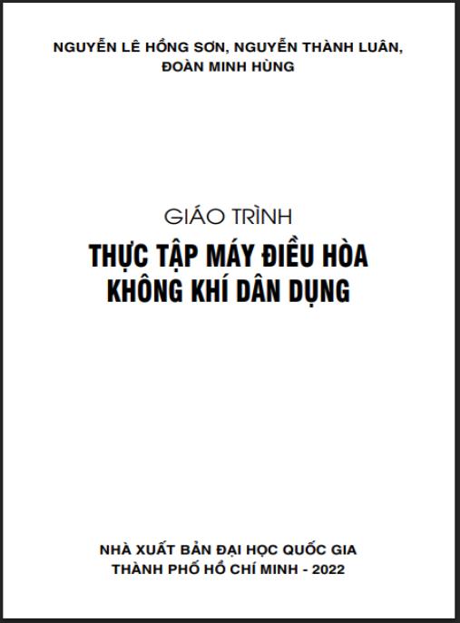 Giáo trình Thực tập máy điều hòa không khí dân dụng
