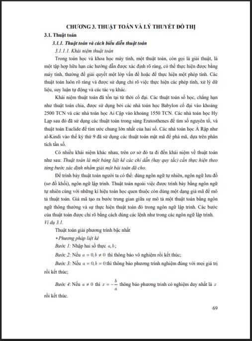 Giáo trình Toán rời rạc ứng dụng trong Tin học và công nghệ Tiểu học: Phần 2