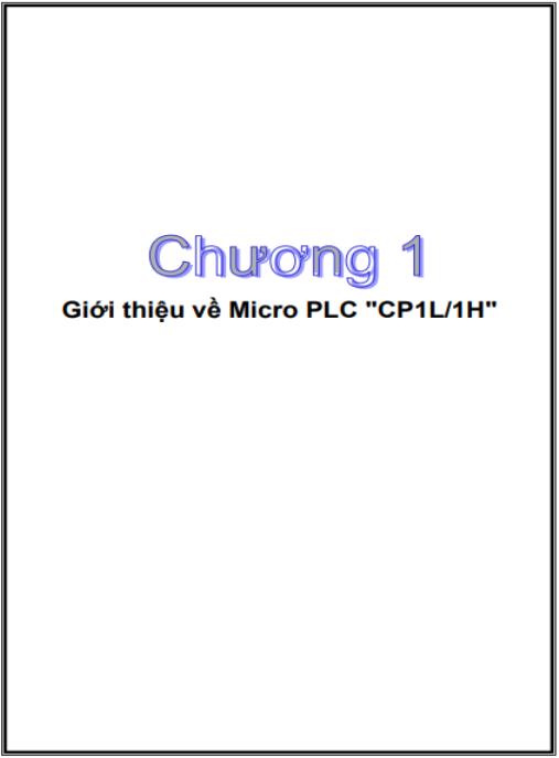 Giáo trình hướng dẫn tự học PLC Omron