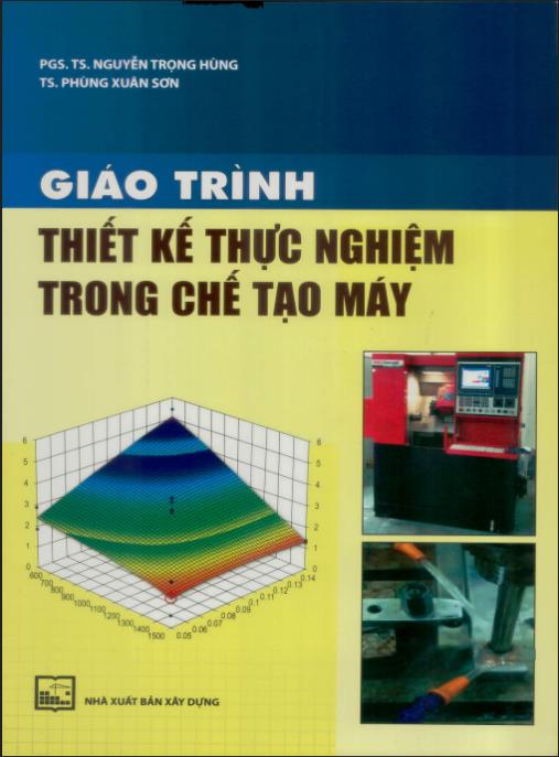 Giáo trình thiết kế thực nghiệm trong chế tạo máy