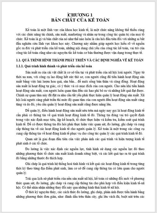 Giáo trình và câu hỏi ôn tập môn kế toán