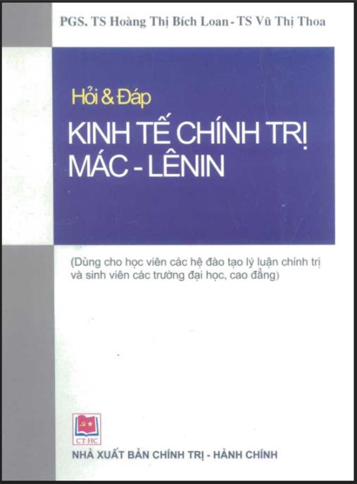 Hỏi và đáp Kinh tế chính trị Mác Lênin