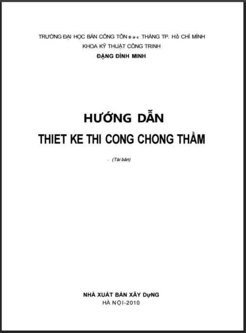 Hướng Dẫn Thiết Kế Thi Công Chống Thấm