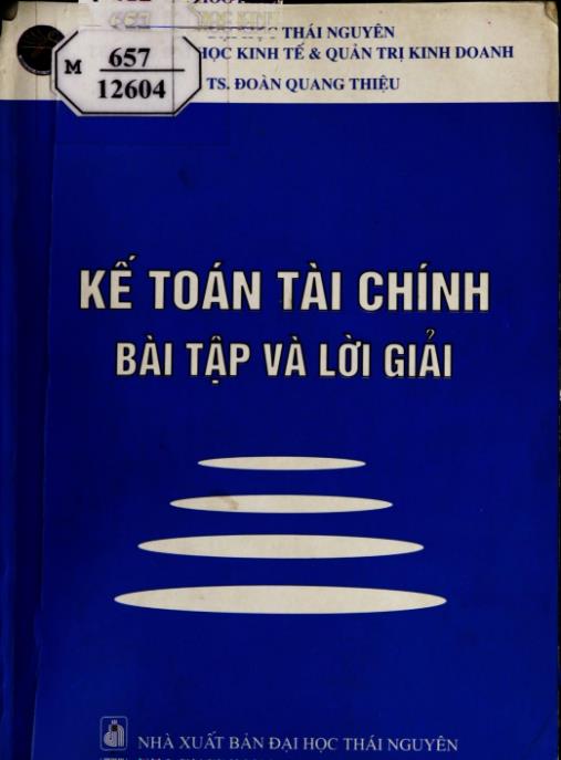 Kế toán tài chính, Bài tập và lời giải – Phần 2