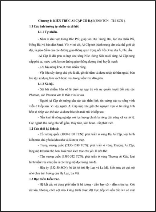 Lịch Sử Kiến Trúc Phương Tây Phương Đông Và Việt Nam