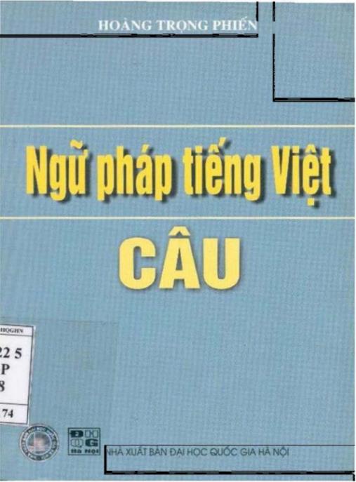 Ngữ Pháp Tiếng Việt Câu