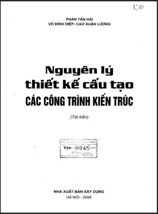 Nguyên Lý Thiết Kế Cấu Tạo Các Công Trình Kiến Trúc