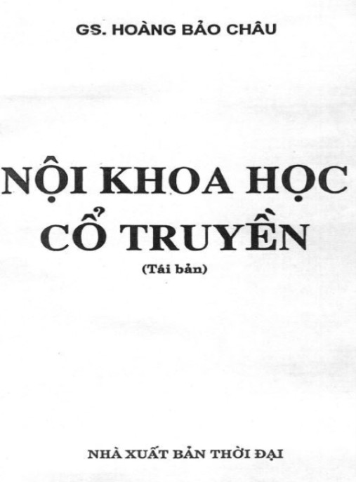 Nội Khoa Học Cổ Truyền