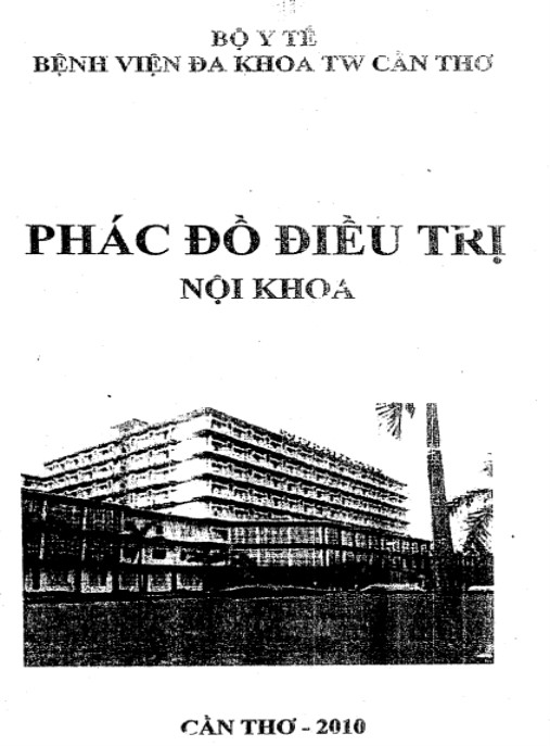 Phác Đồ Điều Trị Nội Khoa