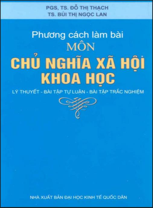 Phương cách làm bài môn Chủ nghĩa xã hội khoa học