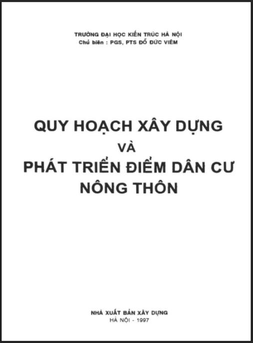 Quy Hoạch Xây Dựng Và Phát Triển Điểm Dân Cư Nông Thôn