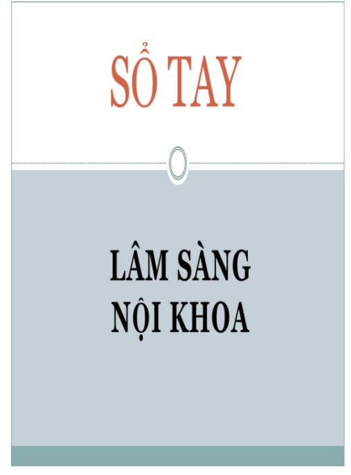 Sổ Tay Lâm Sàng Nội Khoa