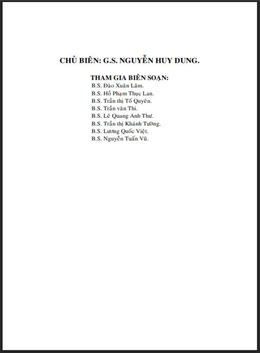 Triệu chứng học nội – Phần 1